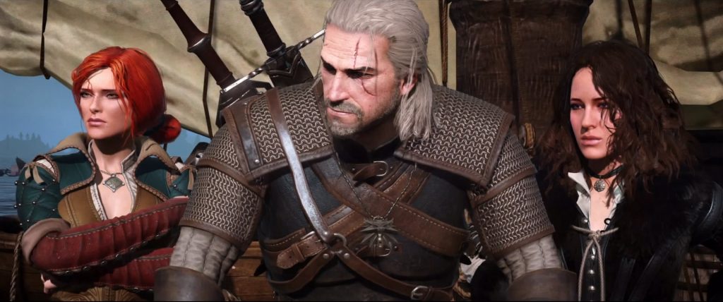 Triss Geralt Yennefer