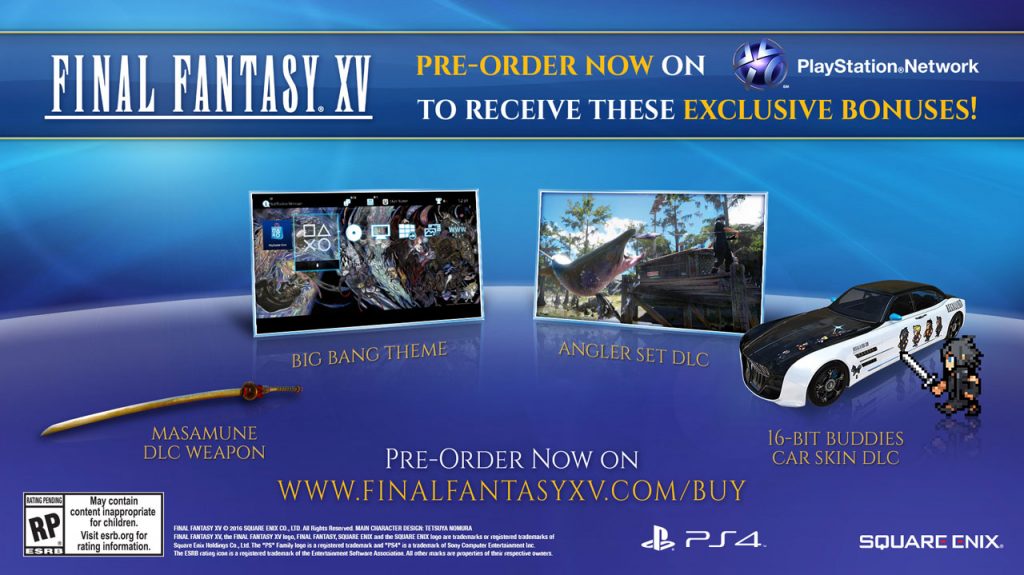Final Fantasy 15 Ön Sipariş Playstation