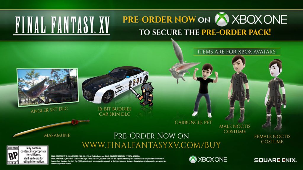 Final Fantasy 15 Ön Sipariş Xbox